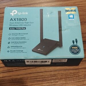 TP-Link Archer TX20U Plus Black Wireless USB Adapter